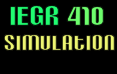 IEGR 410: Discrete Event Simulation